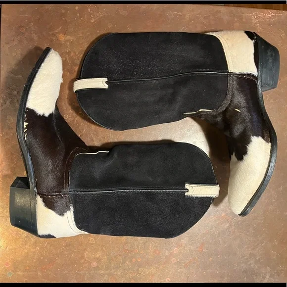 Cowhide cowboy boots - Picture 8 of 14